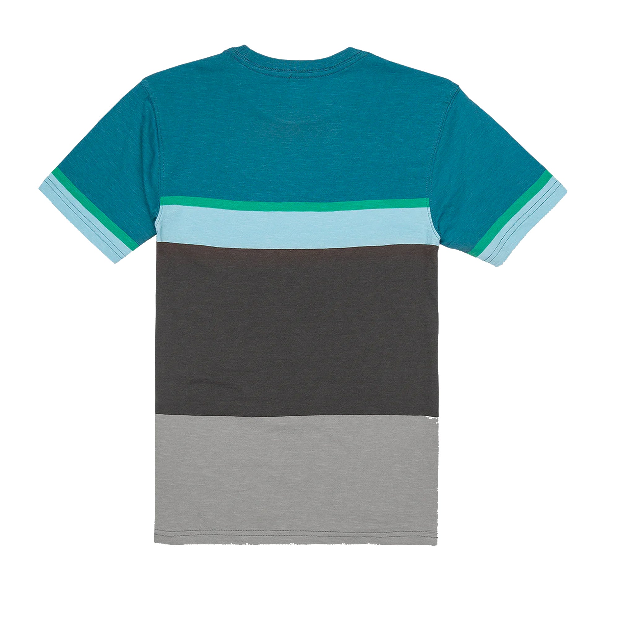 Volcom Stone Blocker Youth Boy's S/S T-Shirt - Blue