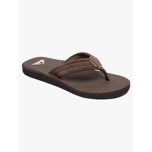 Quiksilver Carver Suede Leather Men's Sandals - Tan