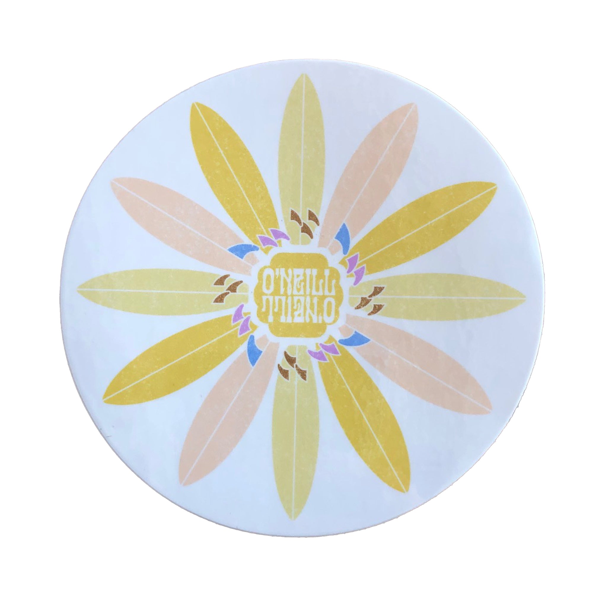 O'Neill Surfboard Sunflower Sticker