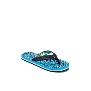 Reef Little Ahi Youth Boy's Sandals - Swell Checkers