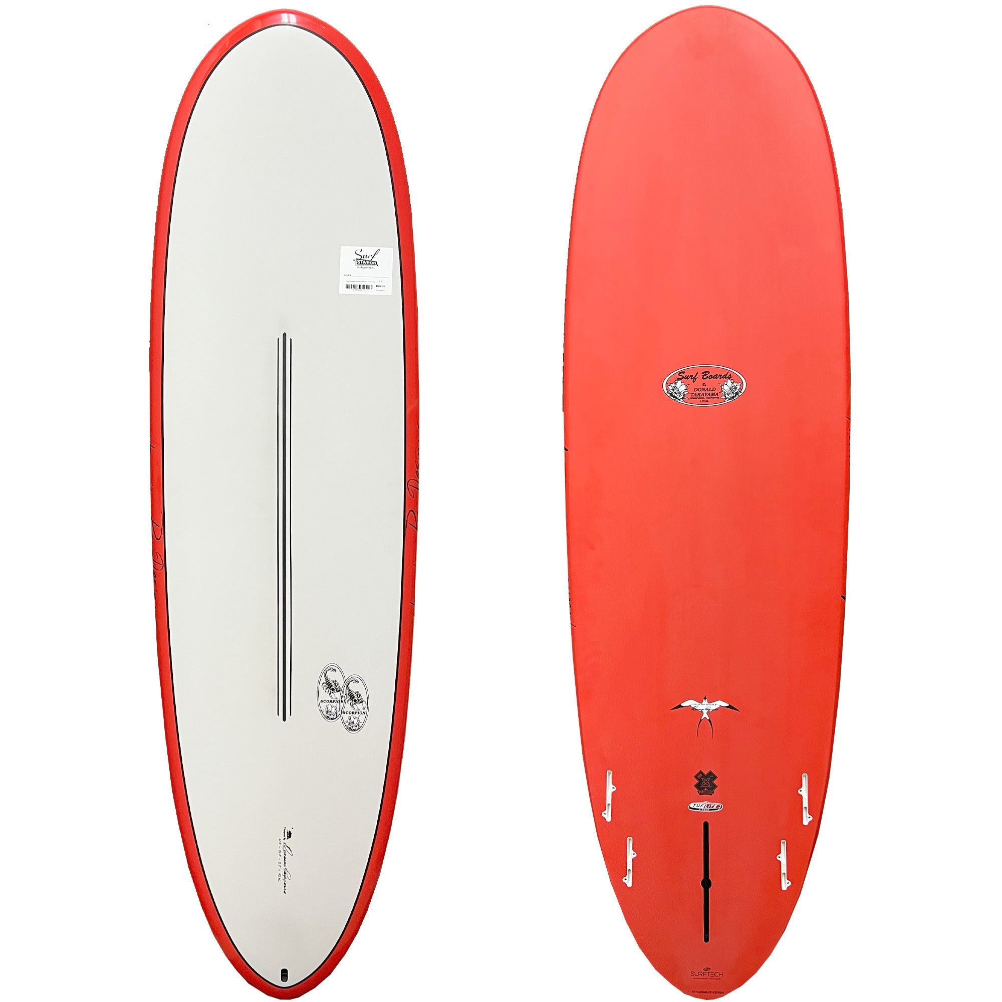 Takayama Scorpion II Surfboard - TufLite V-Tech