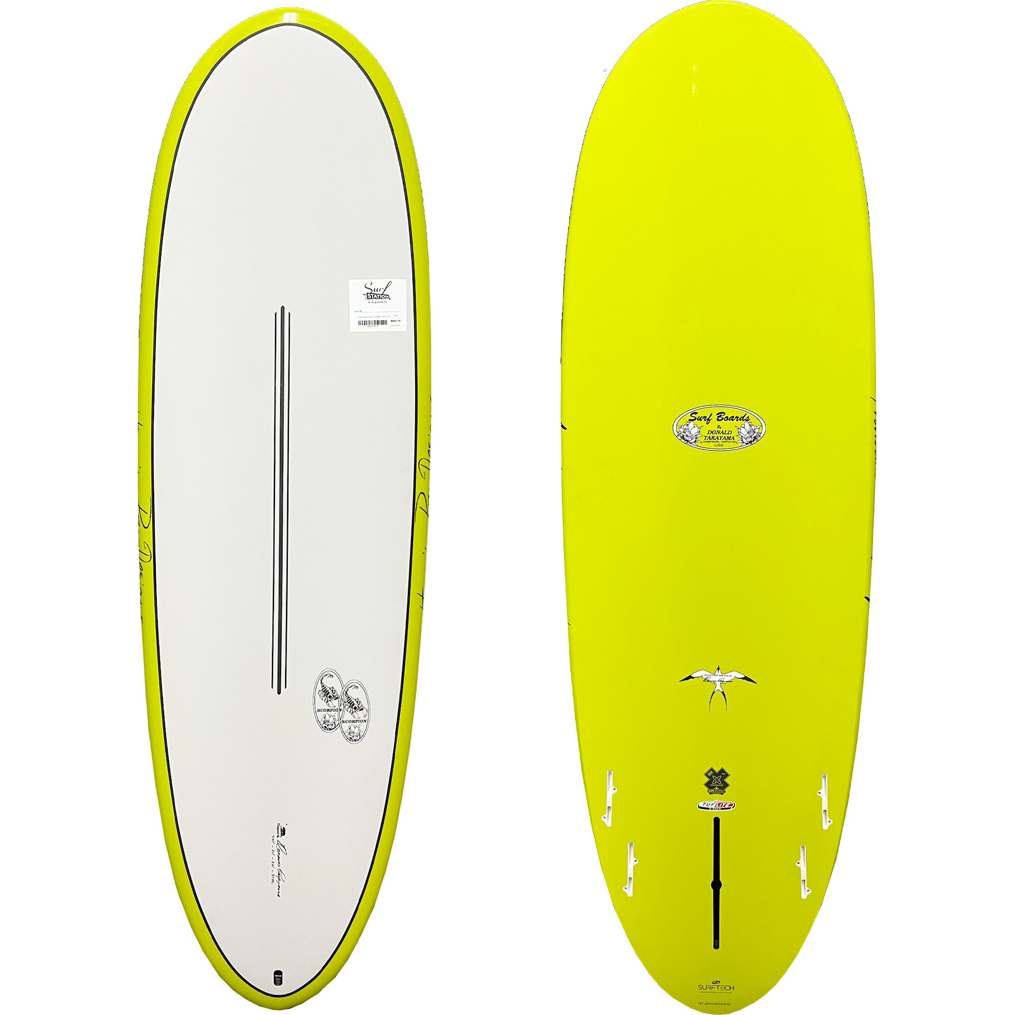 Takayama Scorpion II Surfboard - TufLite V-Tech