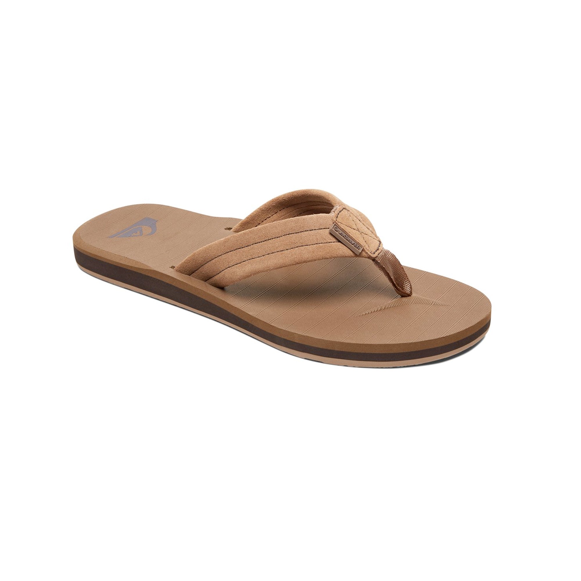 Quiksilver Carver Suede Leather Men's Sandals - Tan