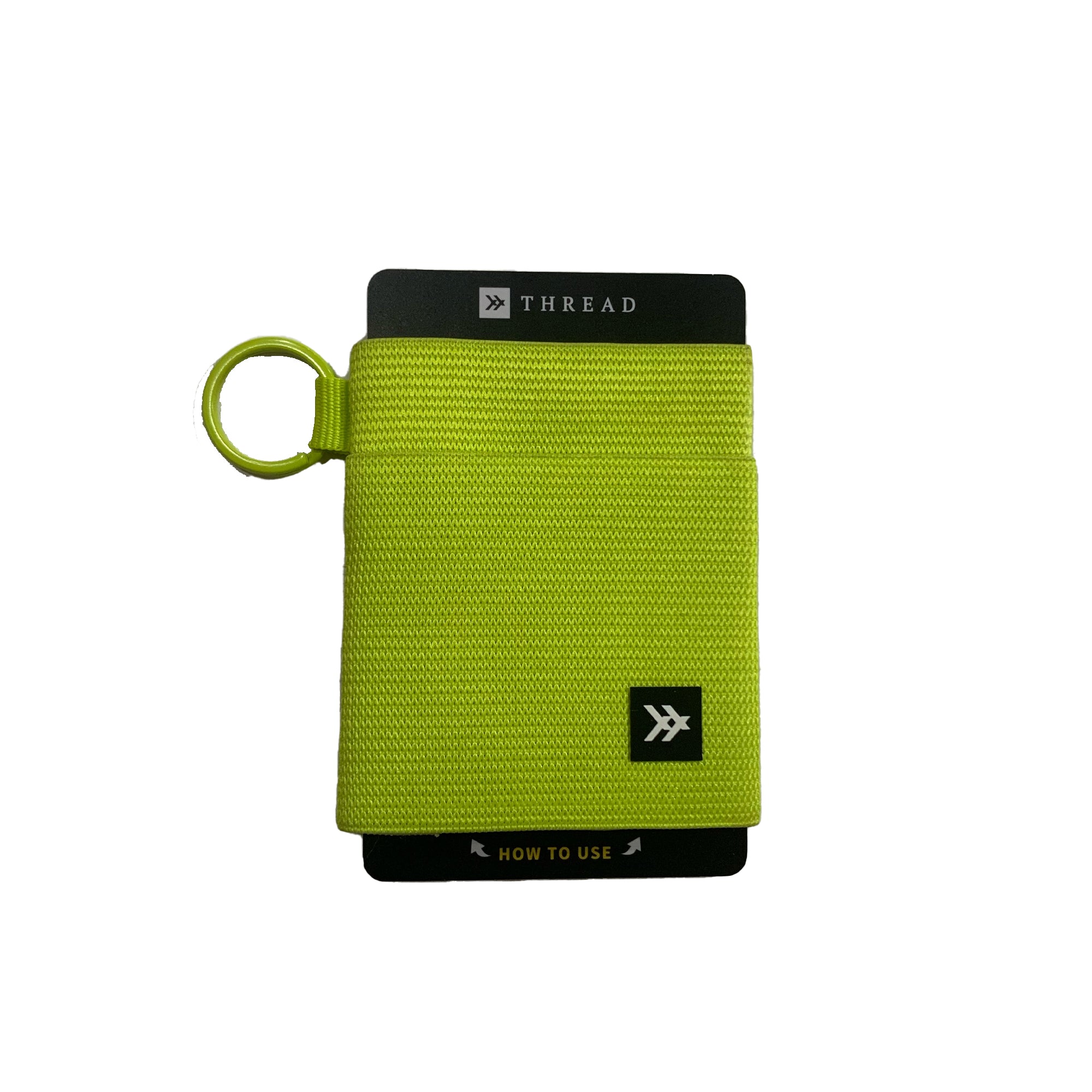 Thread Elastic Wallet - Neon Green