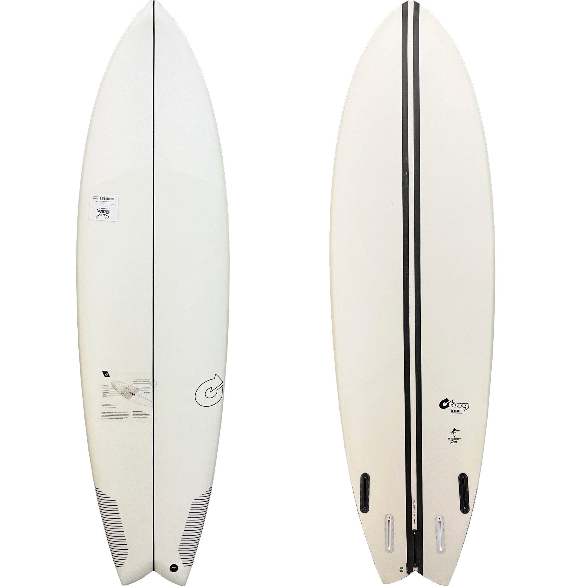 Torq Big Boy Fish TEC 7'2 Surfboard - Futures