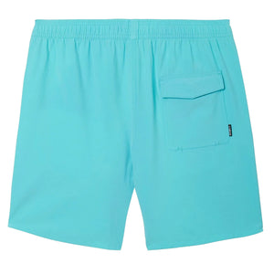 O'Neill Solid 17" Men's Volley Boardshorts - Turquoise