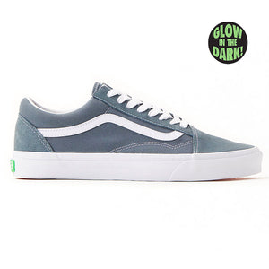 Vans Old Skool Glow in the Dark Men's Shoes - Blue