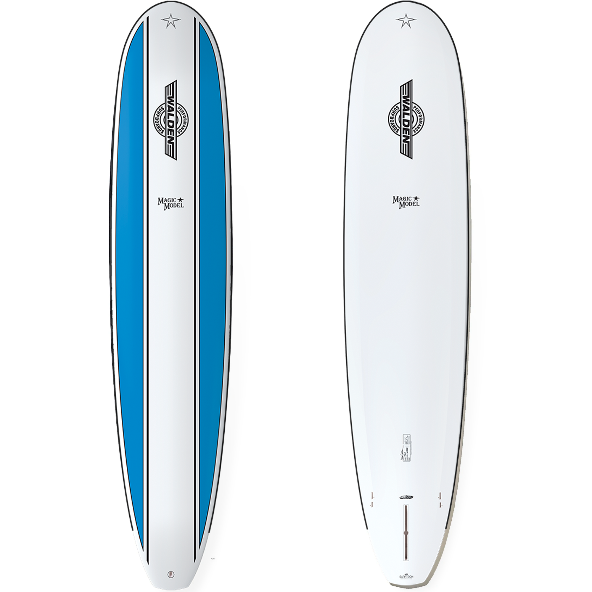 Walden Magic Model Fusion Parabolic 9'0 Longboard Surfboard