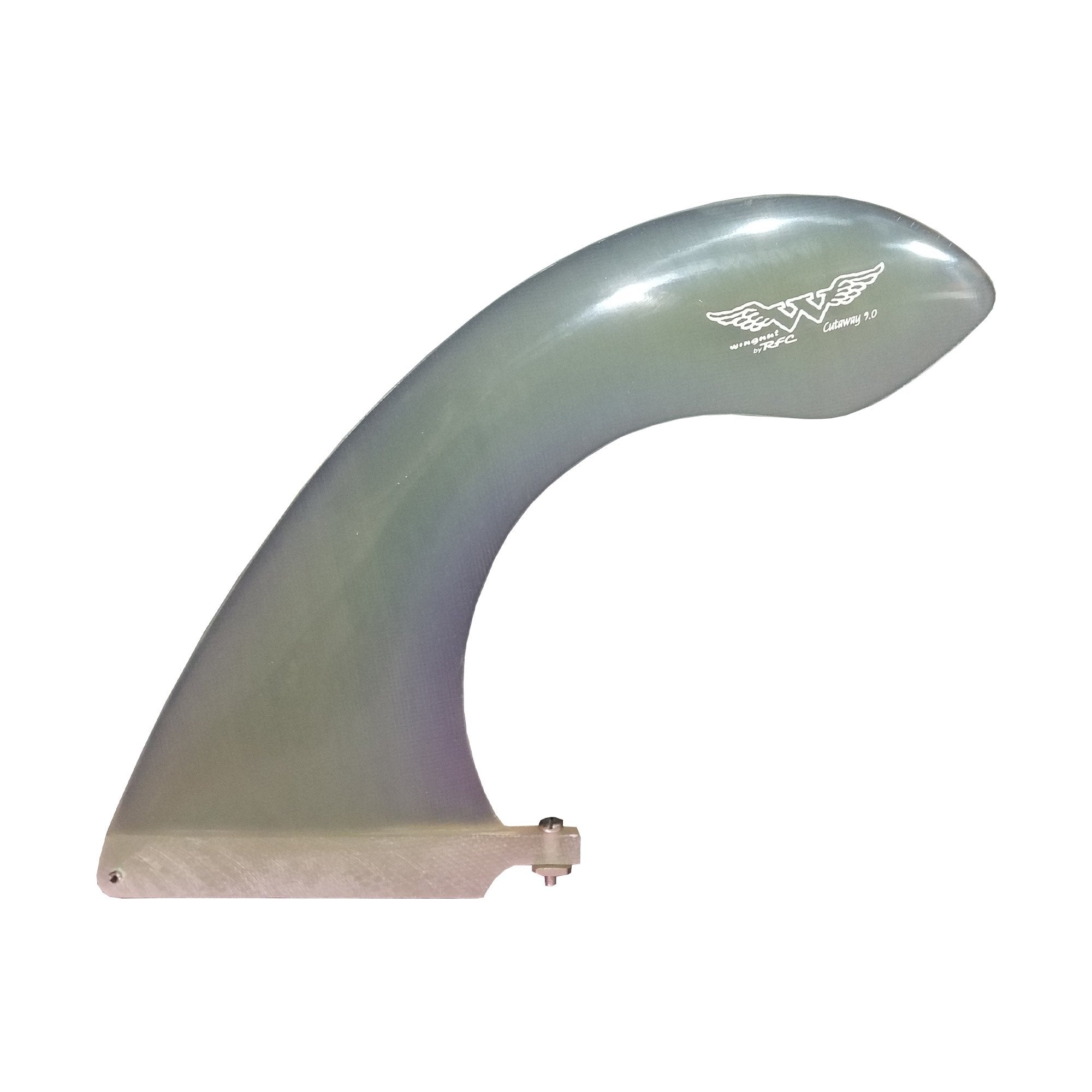 Rainbow Fin Co. Wingnut Cutaway 8" Longboard Fin - Clear